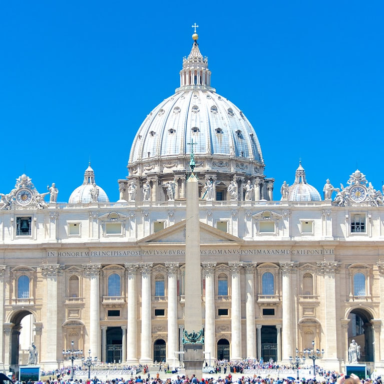 The Basilica of Saint Peter in Rome