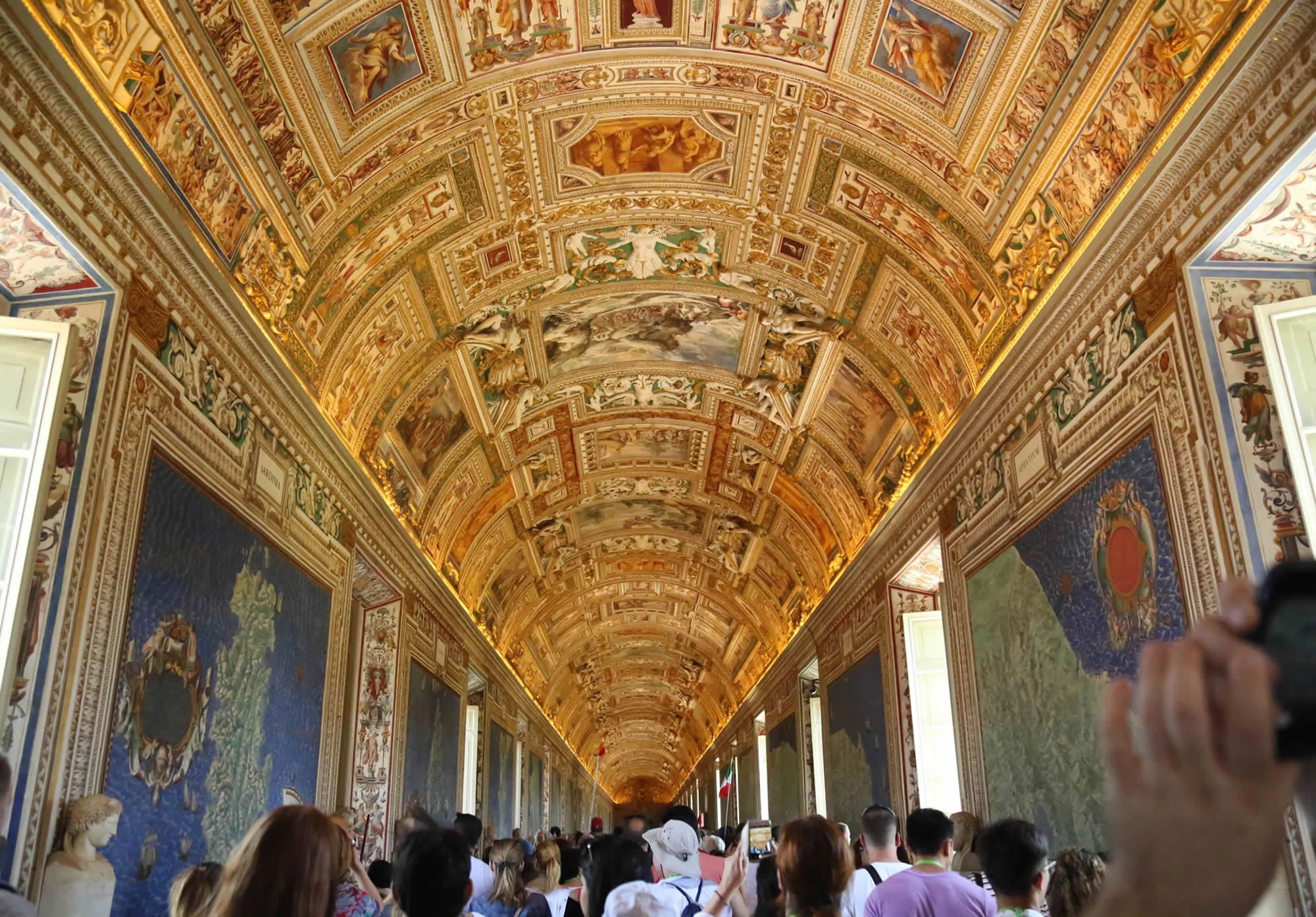 Vatican Gallery of Maps in Rome