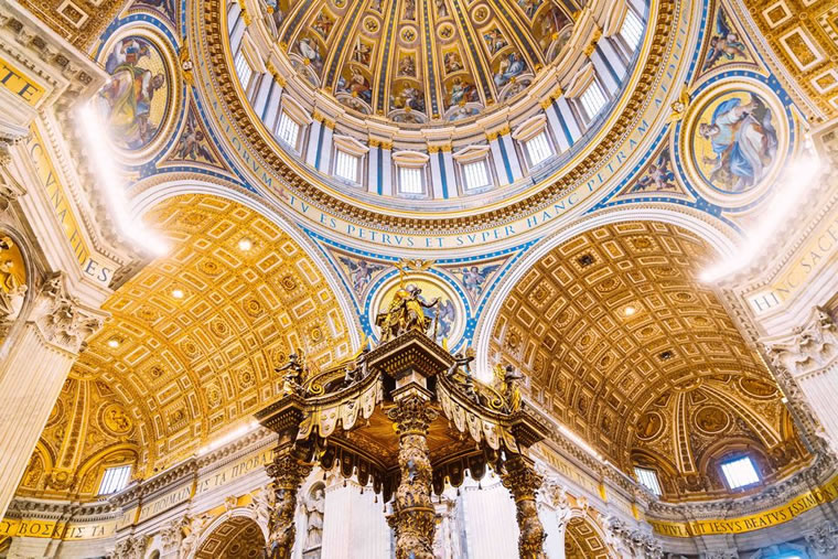 Inside the Vatican Museums in Rome